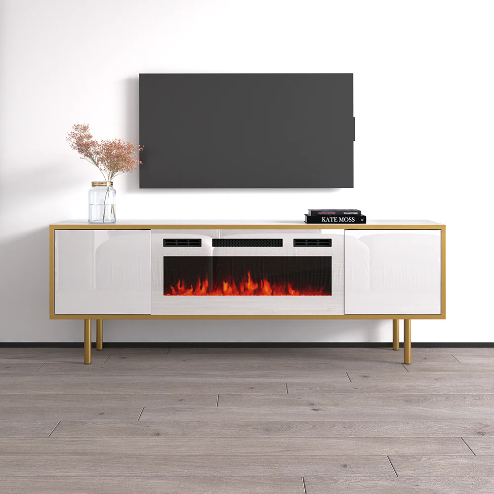 Goldie WH-EF Floating Fireplace TV Stand - Image 4