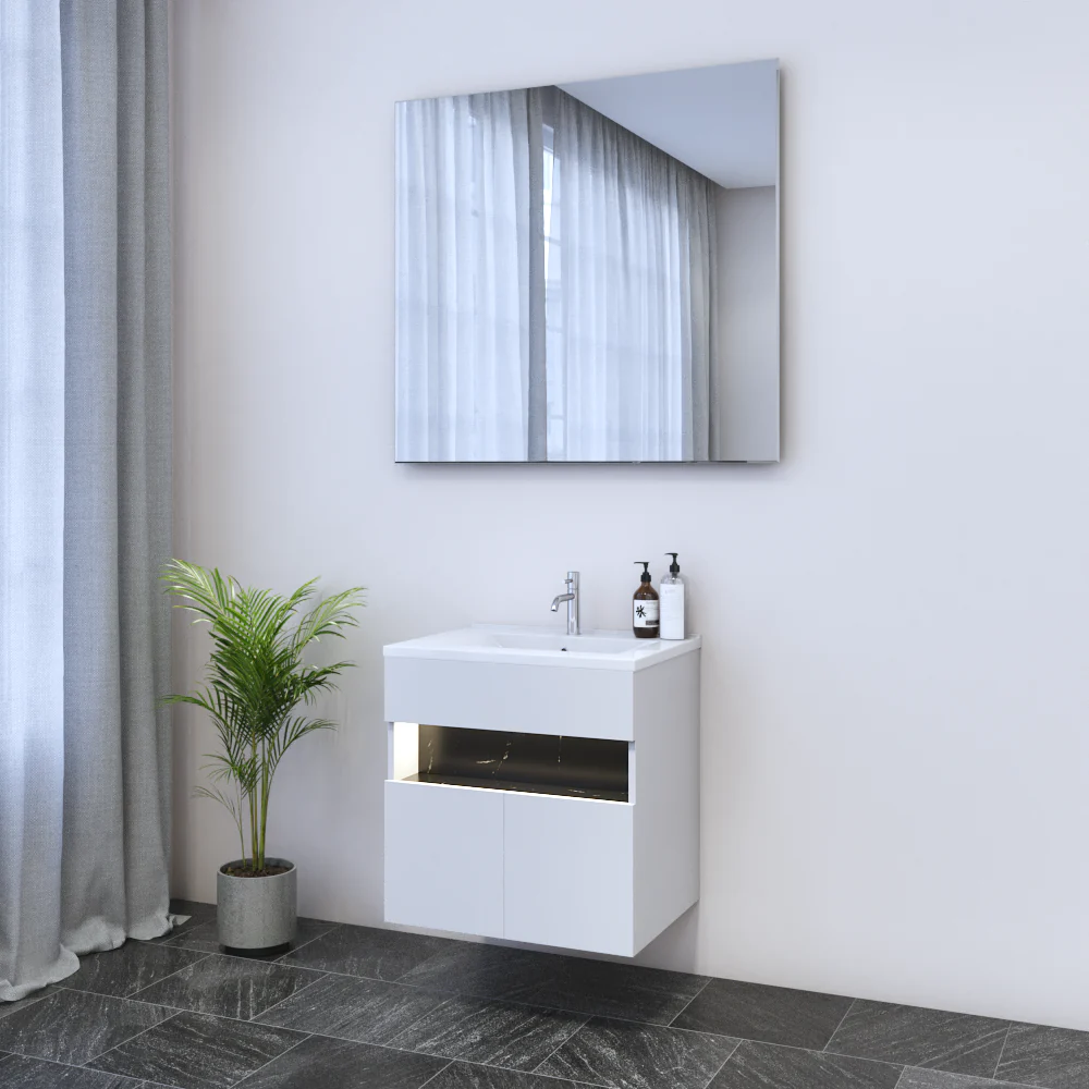 Laguna 2D 60 Floating Bathroom Vanity - Image 3