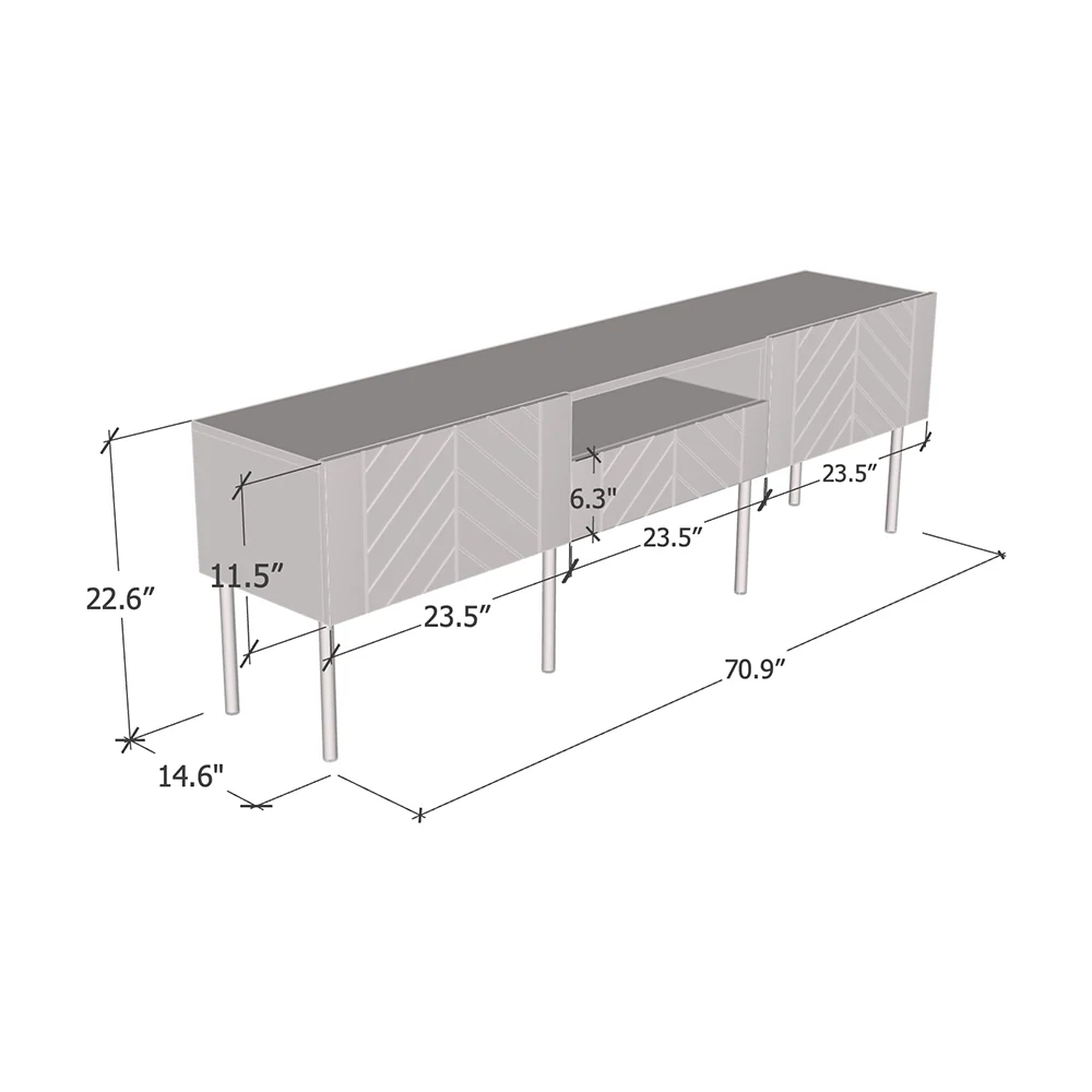 Leaf 01 TV Stand - Image 14