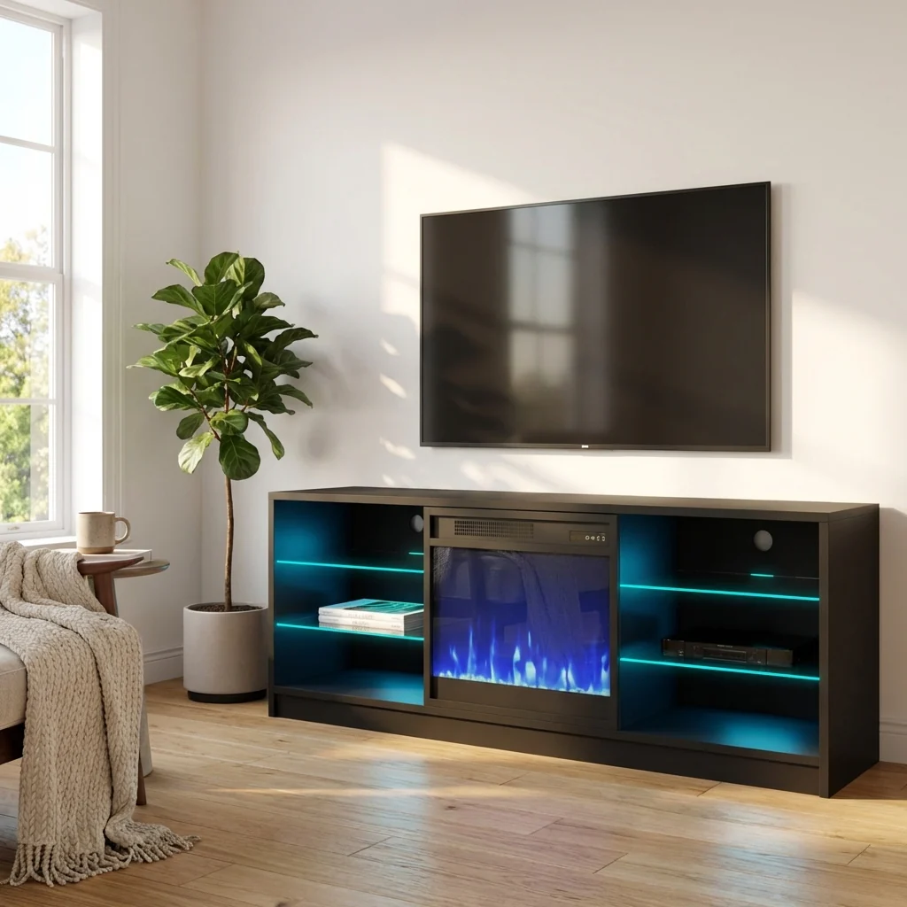 Manhattan Fireplace TV Stand - Image 5