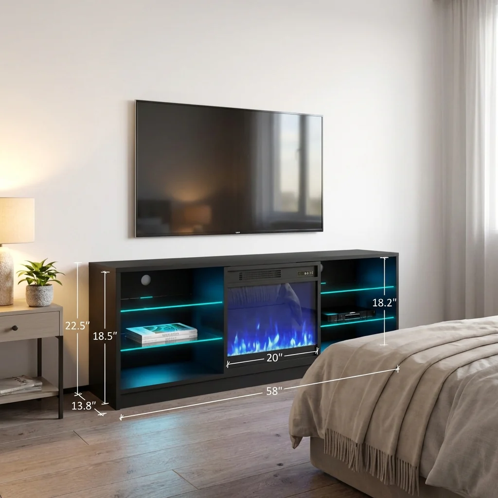 Manhattan Fireplace TV Stand - Image 6