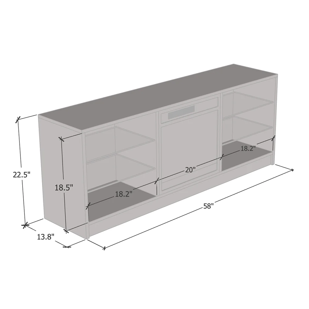 Manhattan Fireplace TV Stand - Image 8