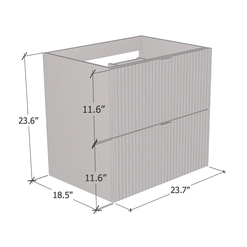 Nicole 2S 60 Floating Bathroom Vanity - Image 6
