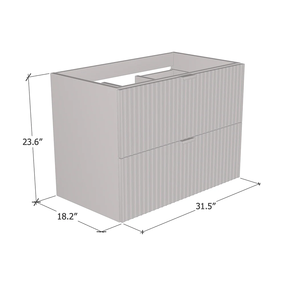 Nicole 2S 80 Floating Bathroom Vanity - Image 6