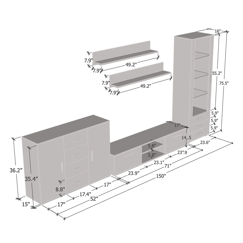 Soho 2 Entertainment Center - Image 5