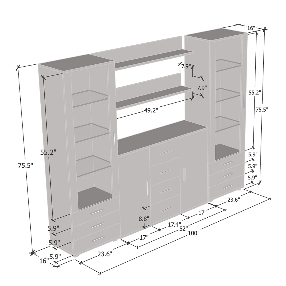 Soho 3 Entertainment Center - Image 5