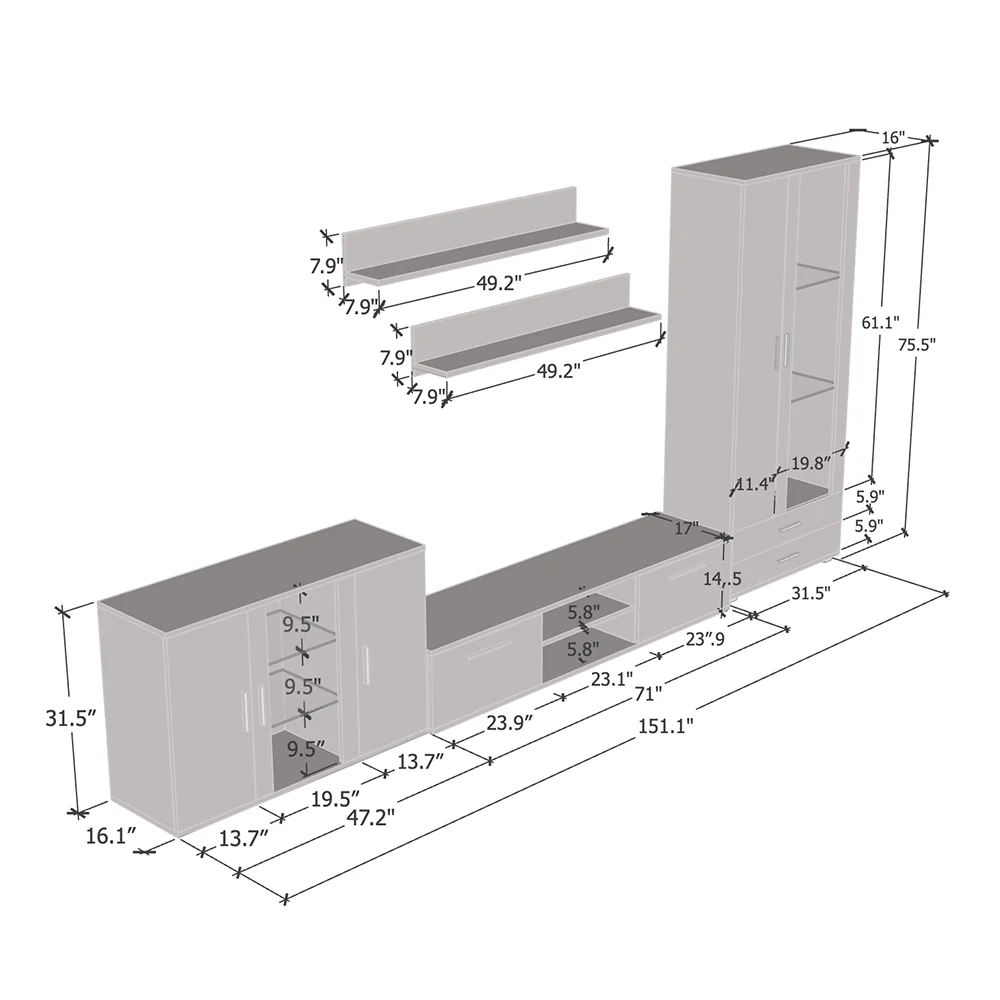 Soho 9 Entertainment Center - Image 5