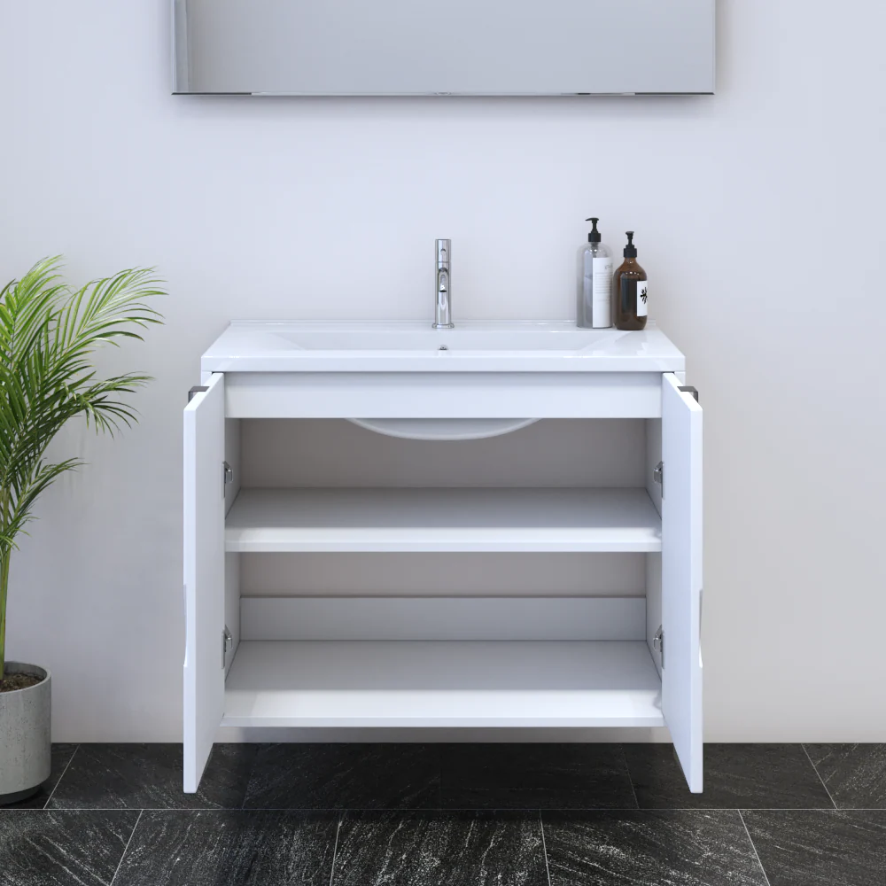 Teardrop 2D 80 Floating Bathroom Vanity - Image 5