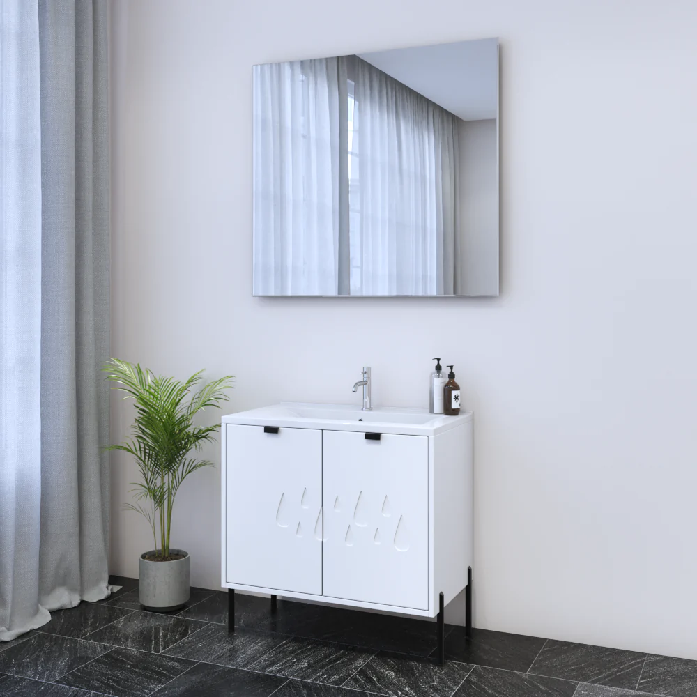 Teardrop 2D 80 Floating Bathroom Vanity - Image 8